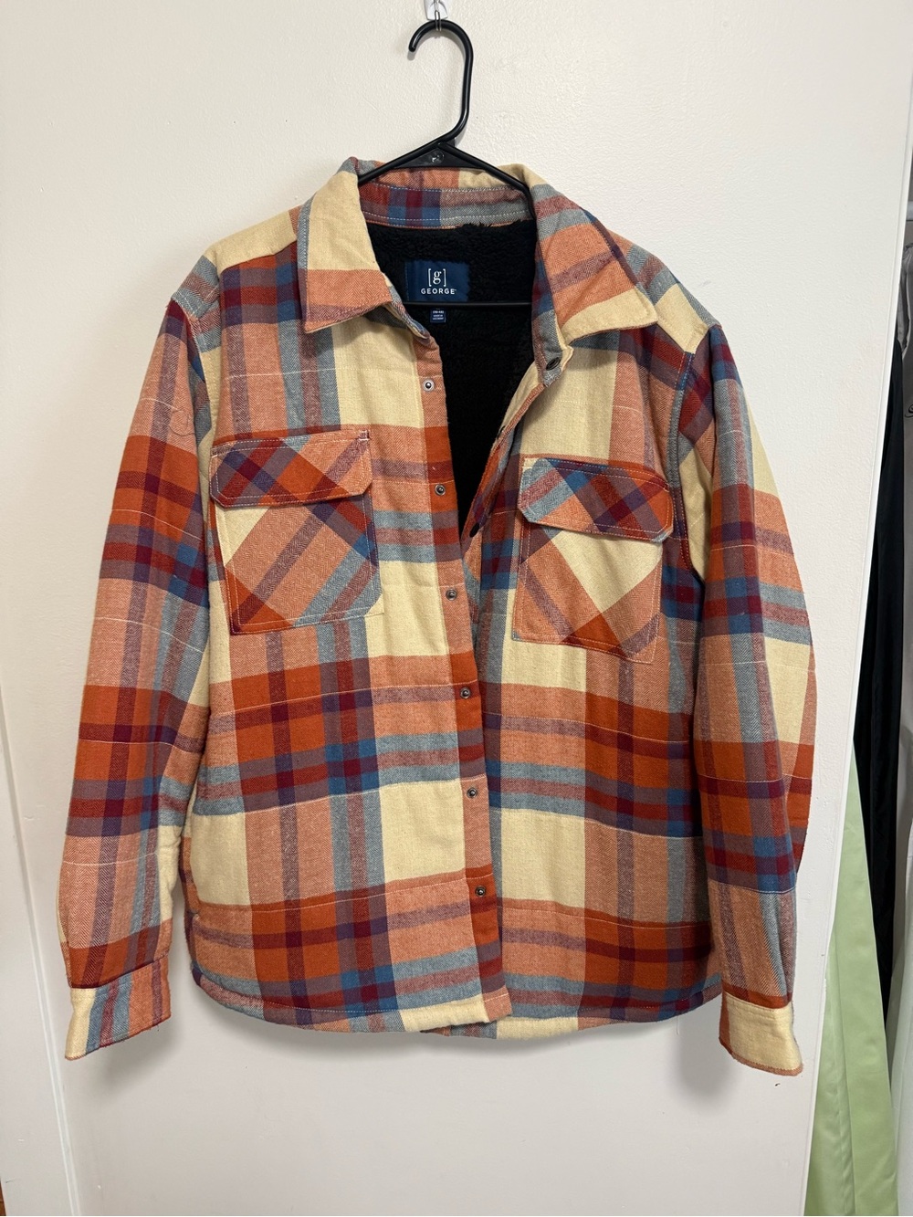 George Rust & Cream Plaid Jacket - Picture 2 of 4